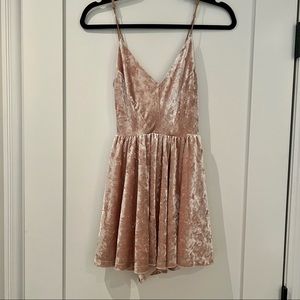 Blush Spaghetti Strap Mini Blush